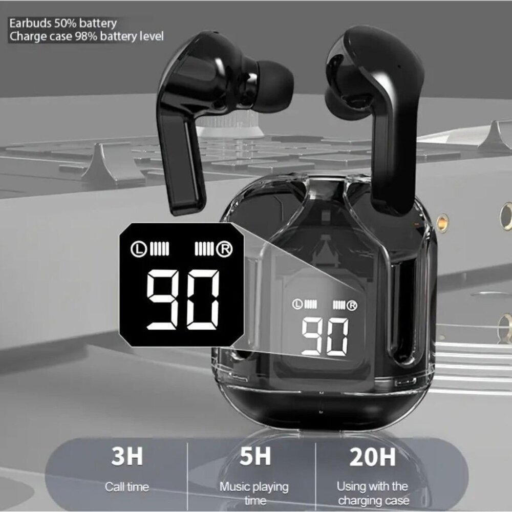 Earbuds with LED Display - Picture 3 of 8